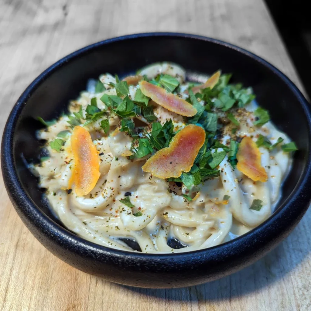 House made Udon with Karasumi sauce